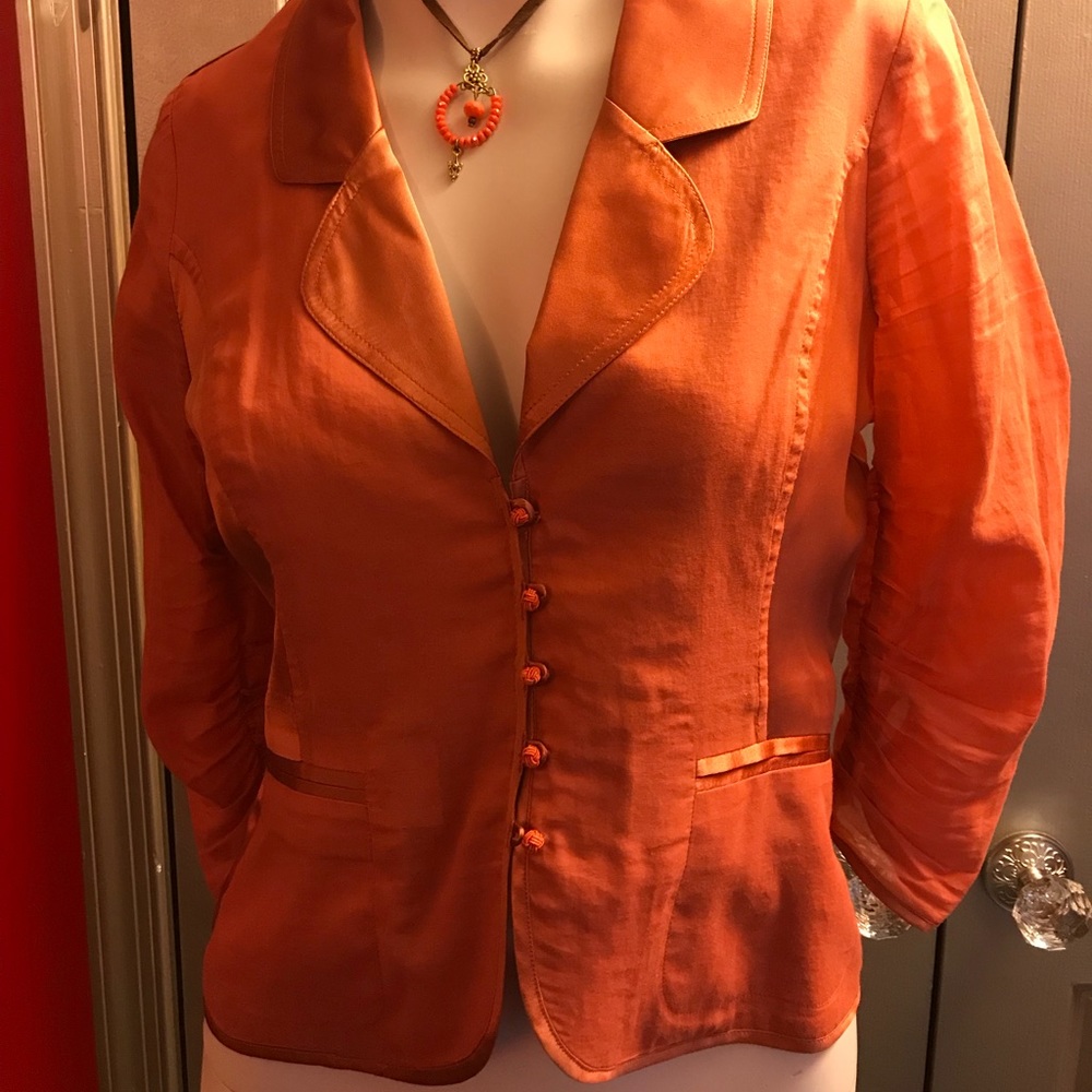 Cute peachy orange Jacket